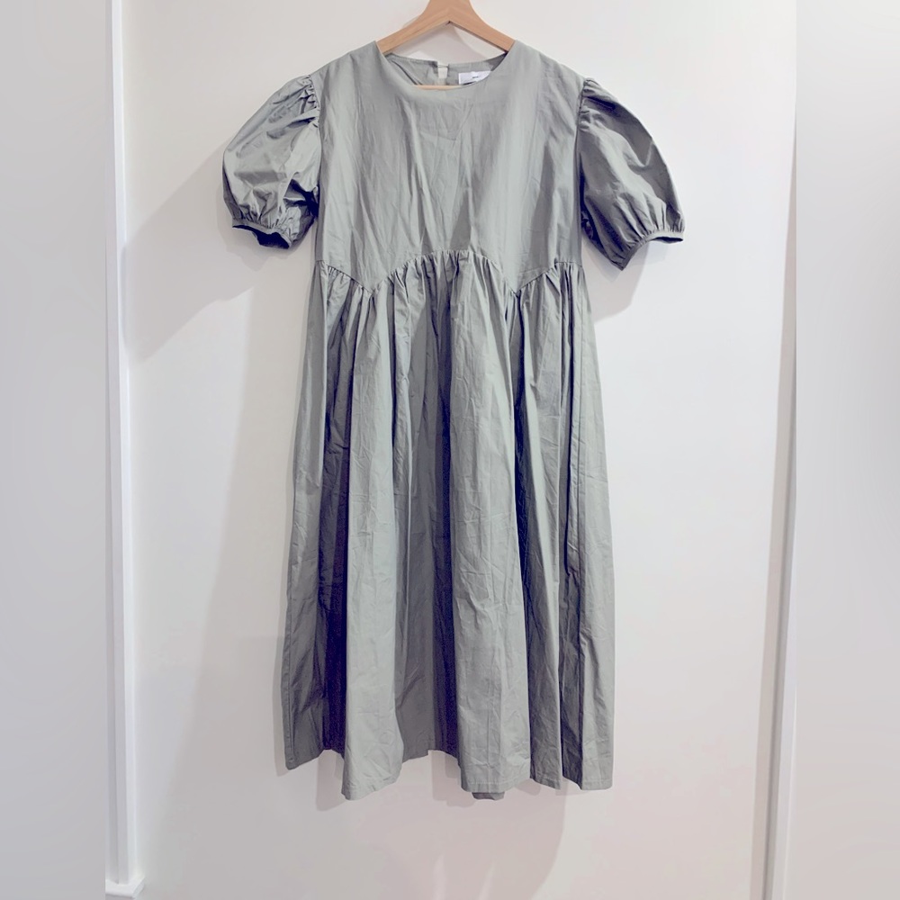 Oak + Fort Cotton Midi Dress